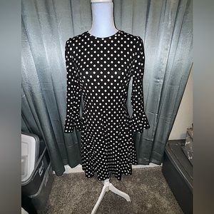 Kate Spade Polka Dot Bell Sleeve Dress